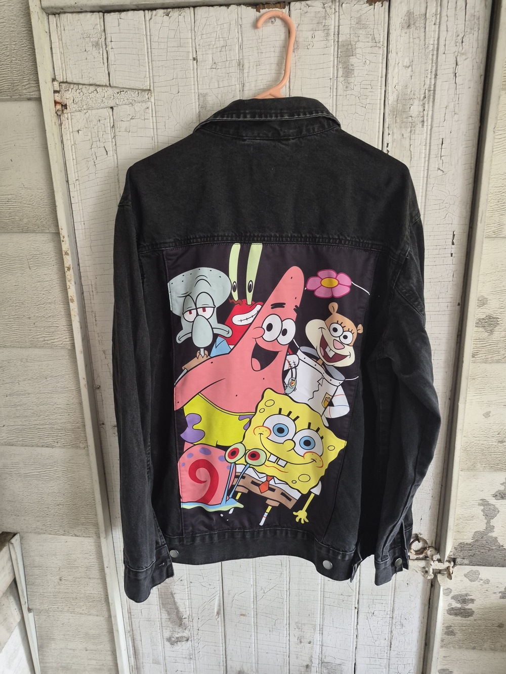 Nickelodeon Black Denim SPONGEBOB Jacket
